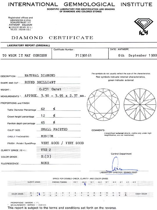 Foto 9 - Diamant 0,231ct Brillant IGI River Hochfeines Weiss VVS, D6270