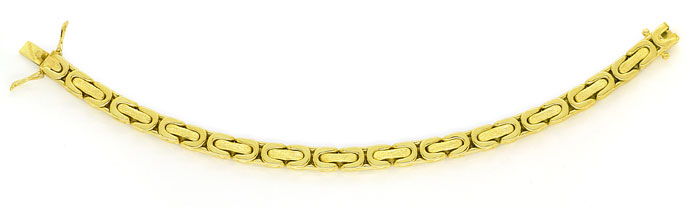 Foto 1 - Königsketten Armband in flacher Ausführung 14K Gelbgold, K3074