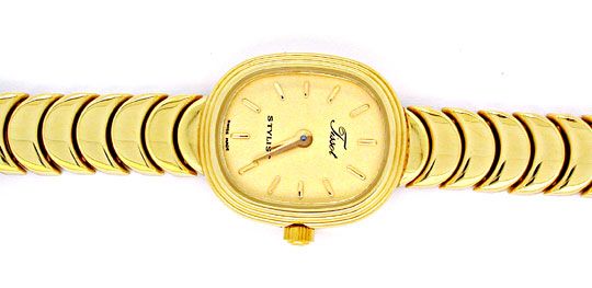 Foto 1 - Tissot Damen-Armbanduhr 14K Gelbgold Topuhr Ungetragen, U1022